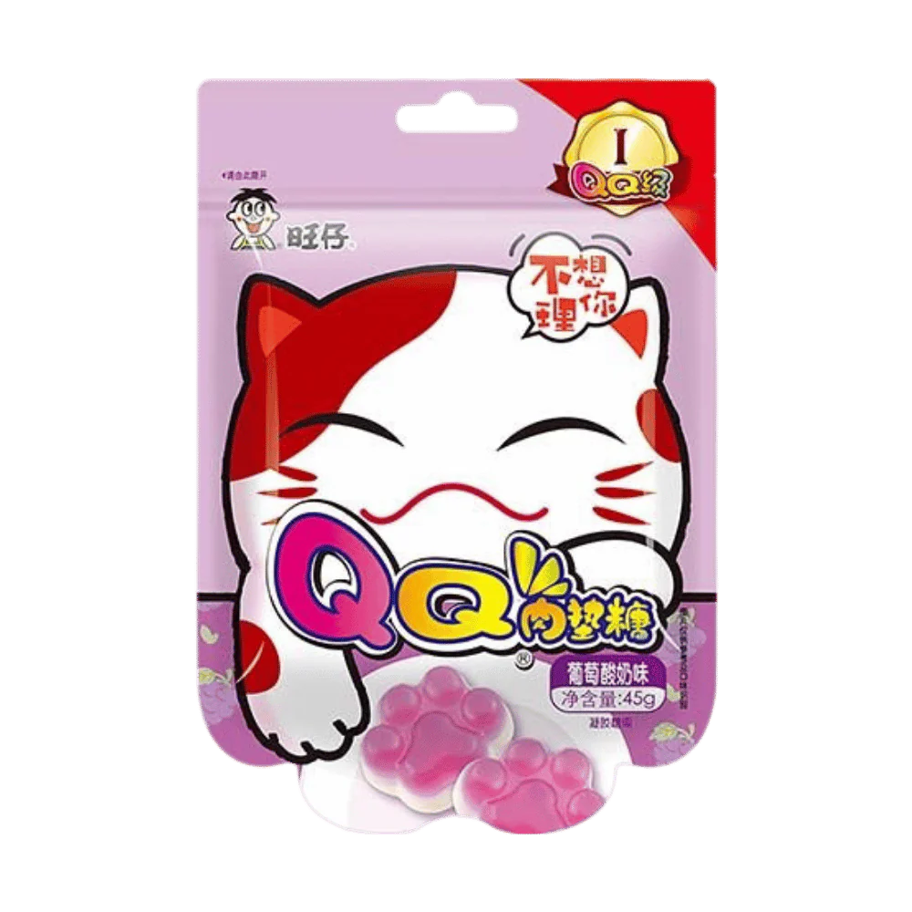 WANT WANT Joghurtgums 45G Traubenjoghurt Cats Claw