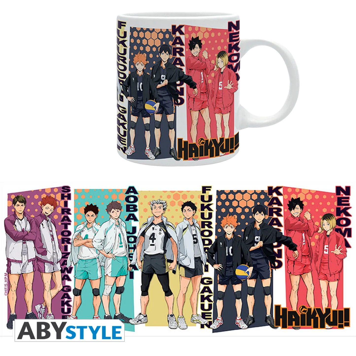 HAIKYU! Mug 320ML Rival Teams