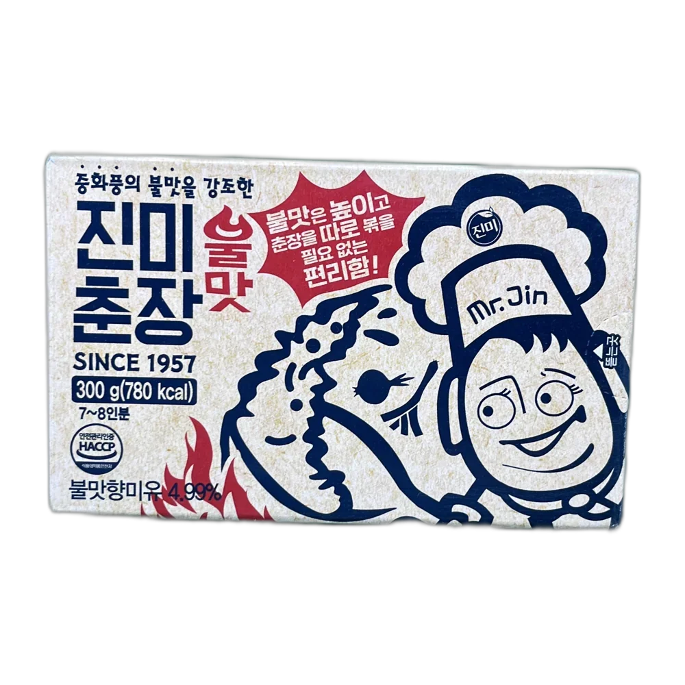 JINMI Black Bean Paste Jjajang Scharf 300G