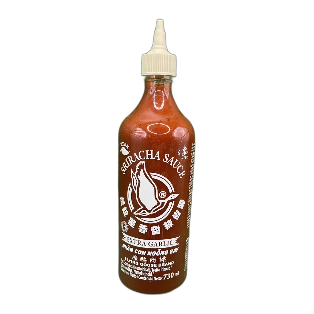 FLYING GOOSE Sriracha +Garlic,No MSG,GF 730ML