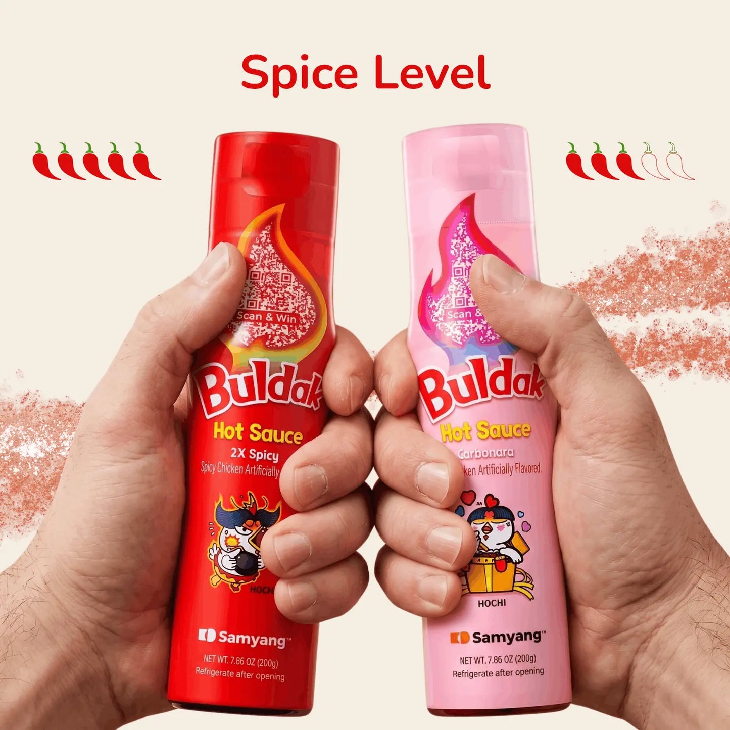 SAMYANG Buldak Sauce Set - Carbonara & 2x Spicy