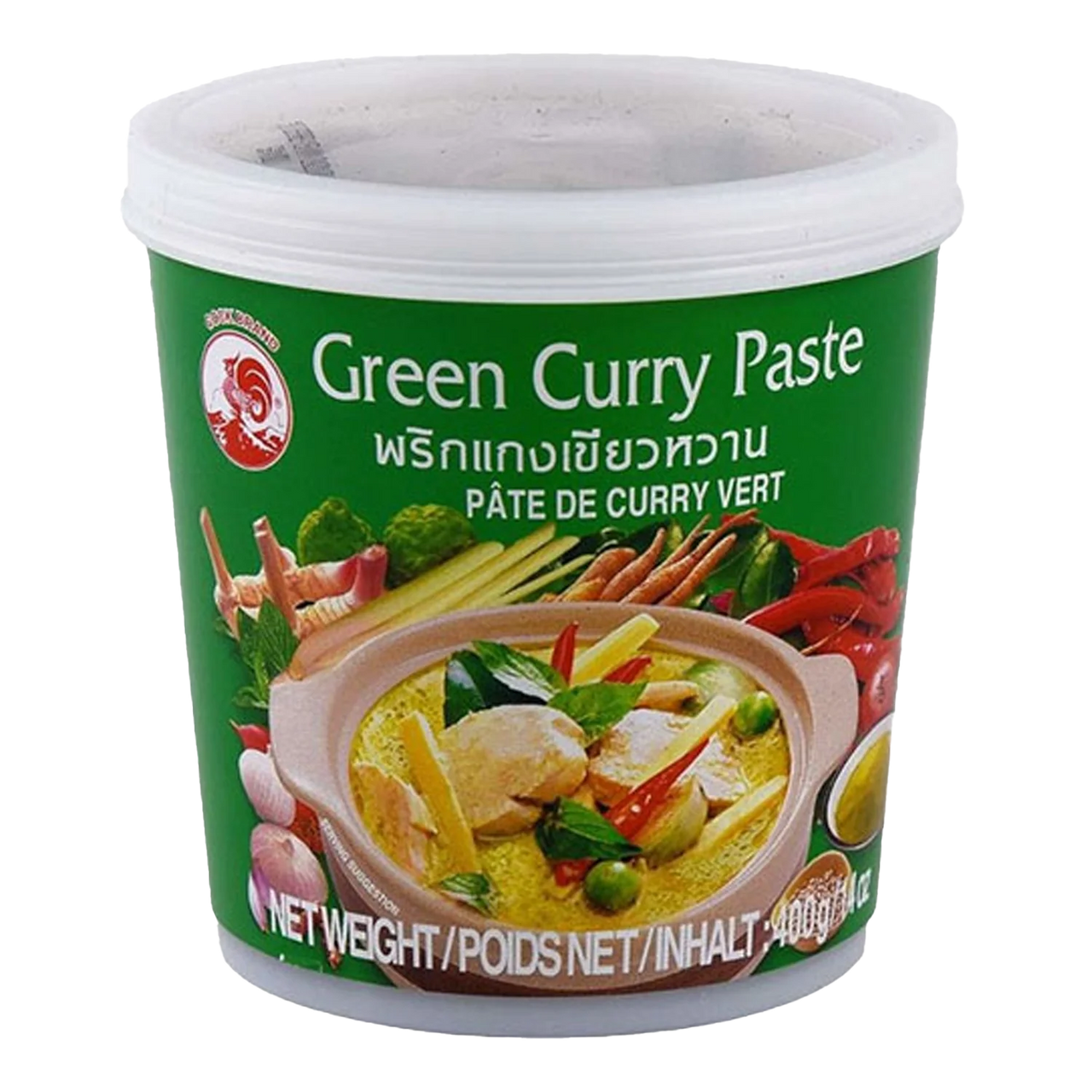 COCK BRAND Green Curry Paste 400G