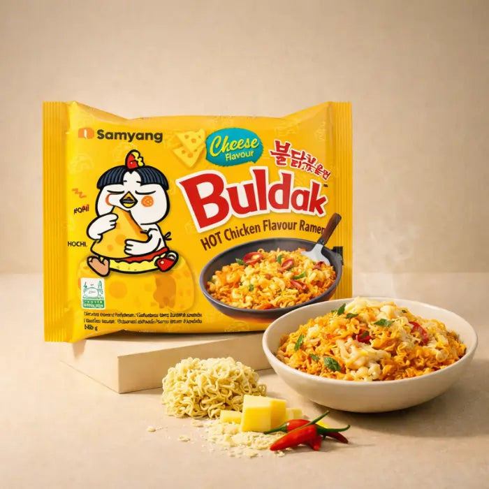 SAMYANG Buldak Cheese Instant Ramen Monatsvorrat 40 x 140G