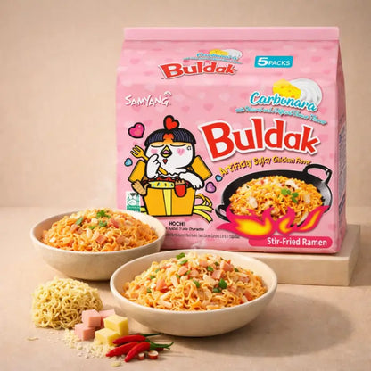 SAMYANG Buldak Carbonara Hot Chicken Ramen 5x130G