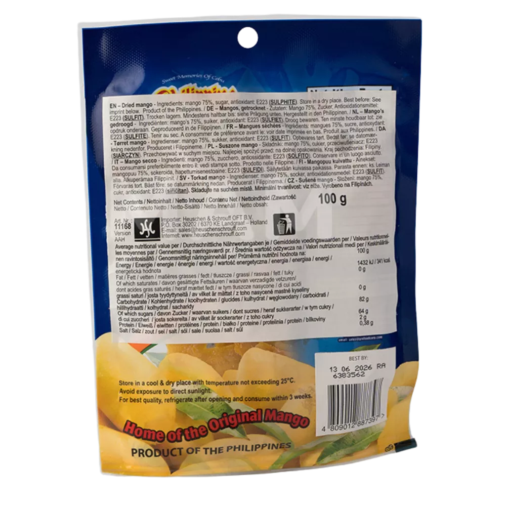 PHILIPPINE BRAND Dried Mangos 100G