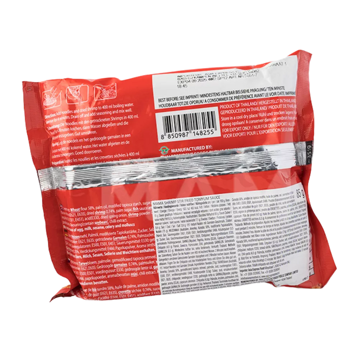 MAMA Instant Nudeln Shrimps Stir Fried TY 85G