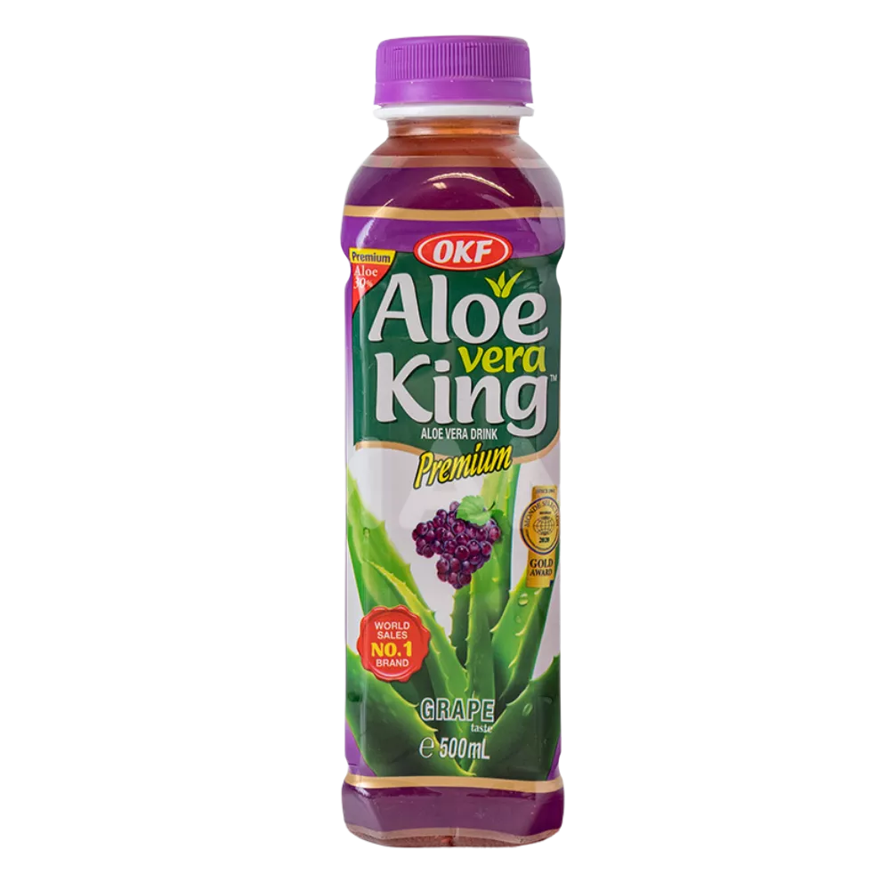 OKF Aloe Vera Getränk Traube 500ML