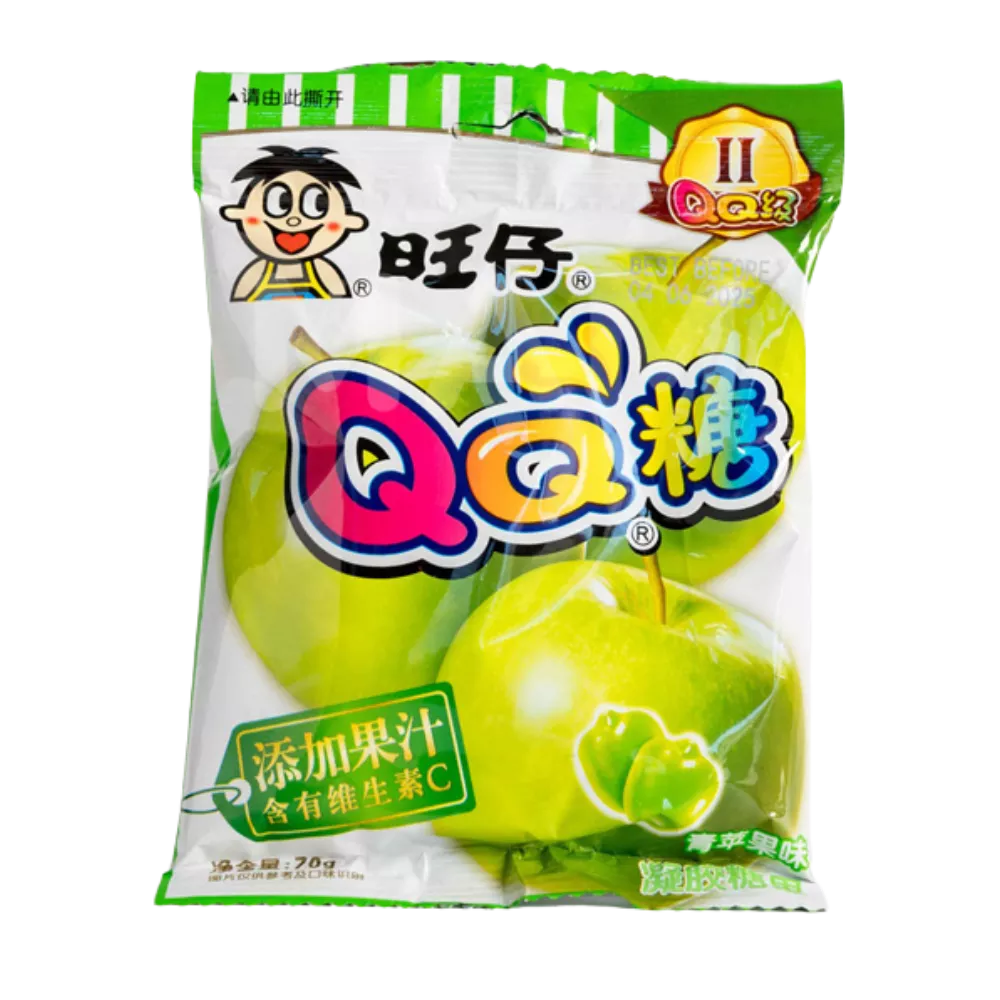 WANT WANT QQ Gummy Candy Apfel 70G