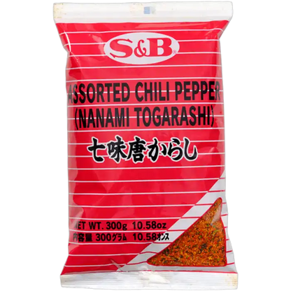 S&B Nanami Togarashi Assort.Chilli Pepper 300G