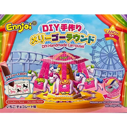 MEITIANYILE DIY Karussell Candy Toy 20G