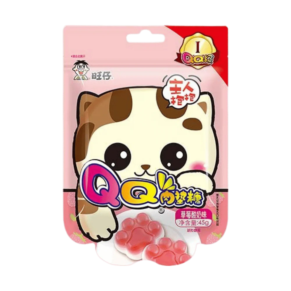 WANT WANT Joghurtgums 45G Erdbeerjoghurt Cats Claw