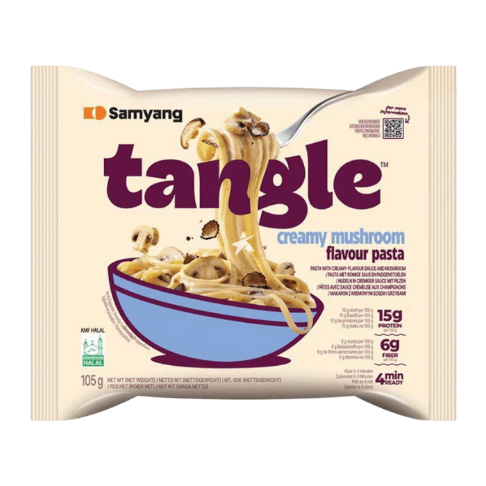 SAMYANG TANGLE Creamy Mushroom Flav. Pasta 105G