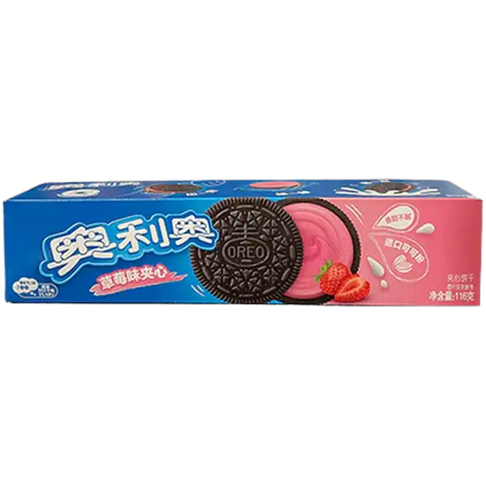 OREO Sandwich Biscuit Erdbeer Strawberry  97g
