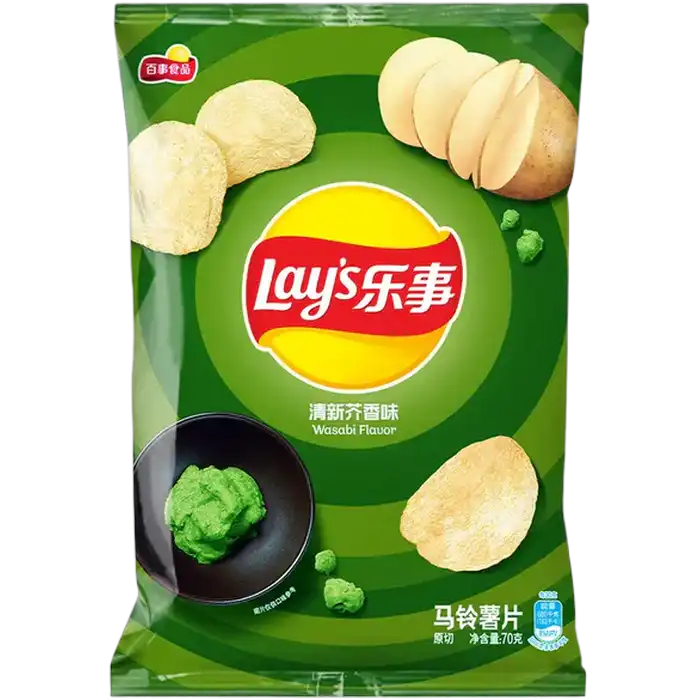 LAY'S Potato Chips Wasabi 70G
