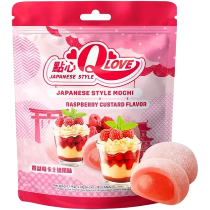 QLove Mochi Raspberry Custard Standing P. 120G