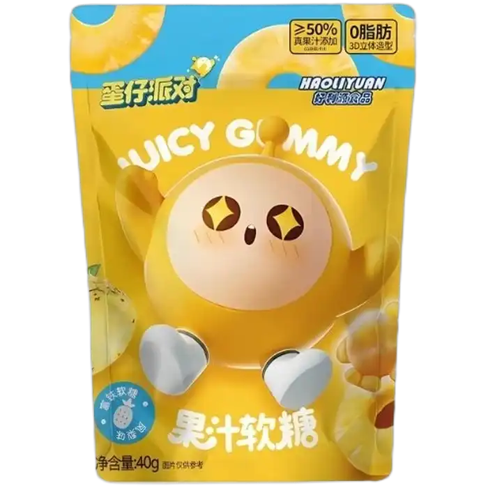 HAOLIYUAN Juice Gummies Pinapple 40G