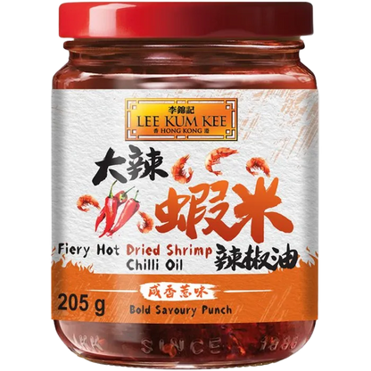 LKK Fiery Hot Dried Shrimp Chilli Oil 205G