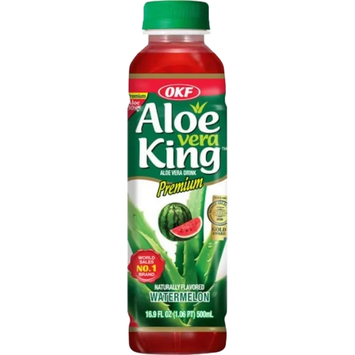OKF Aloe Vera Getränk Wassermelone (rot) 500ML