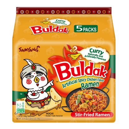 SAMYANG Buldak Curry Hot Chicken Ramen 5x140G
