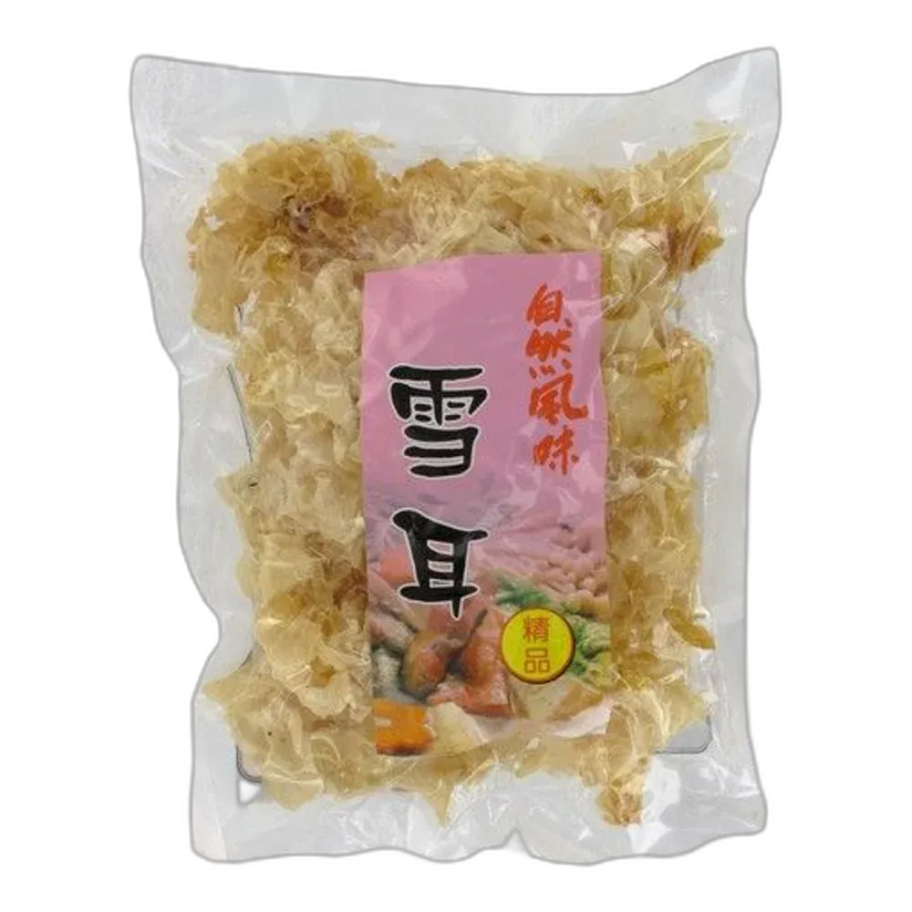 MOUNTAIN Getrockneter weißer Pilz 100G – Tremella für Desserts & Heilrezepte