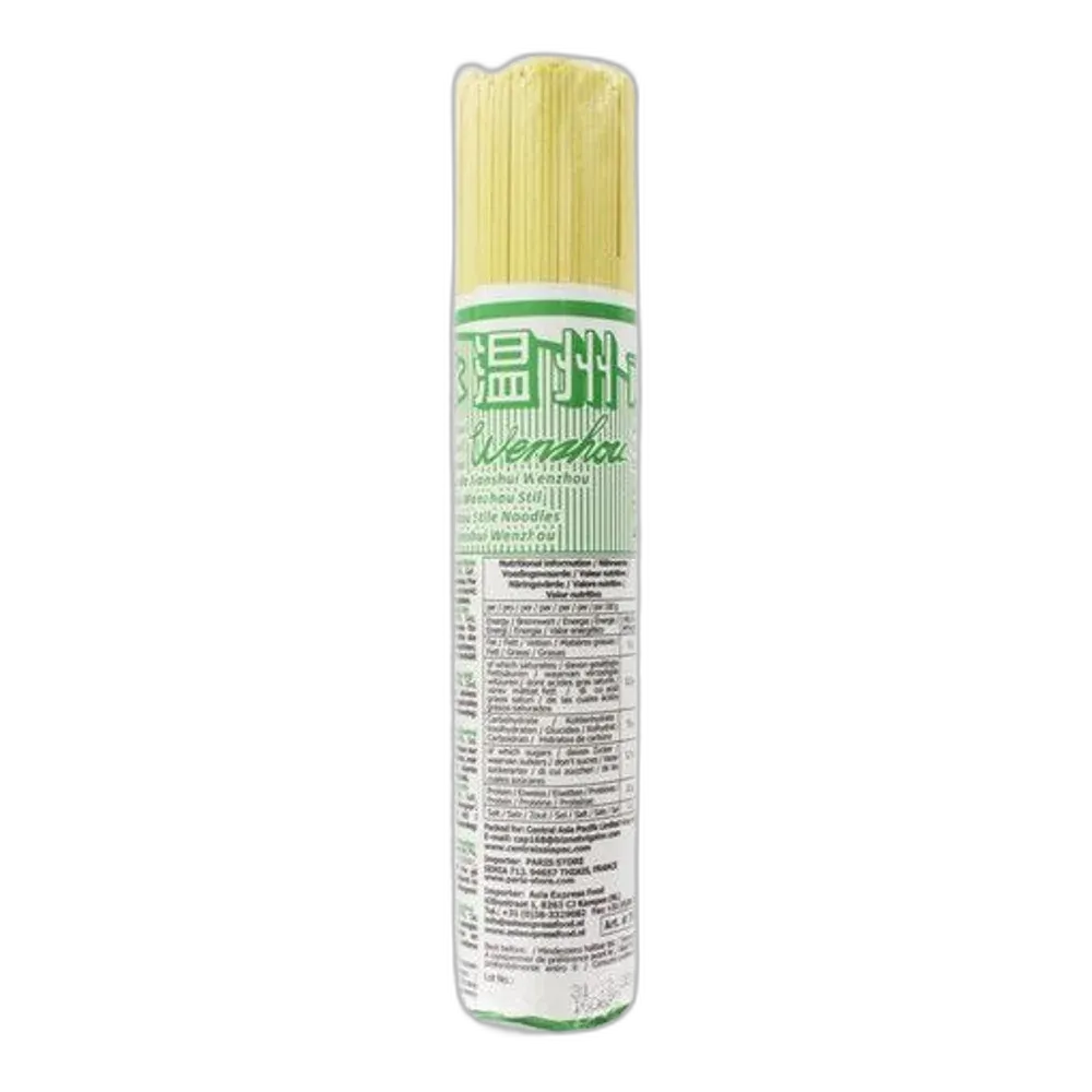 EAGLOBE Janshui Wenzhou Noodles Grün – Chinesische Weizennudeln 454g