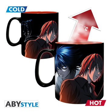DEATH NOTE Mug Heat Change Kira&Ryuk 460ml