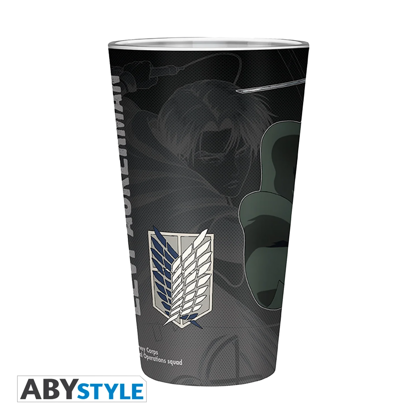 ATTACK ON TITAN Large Glass Levi S4 400ML