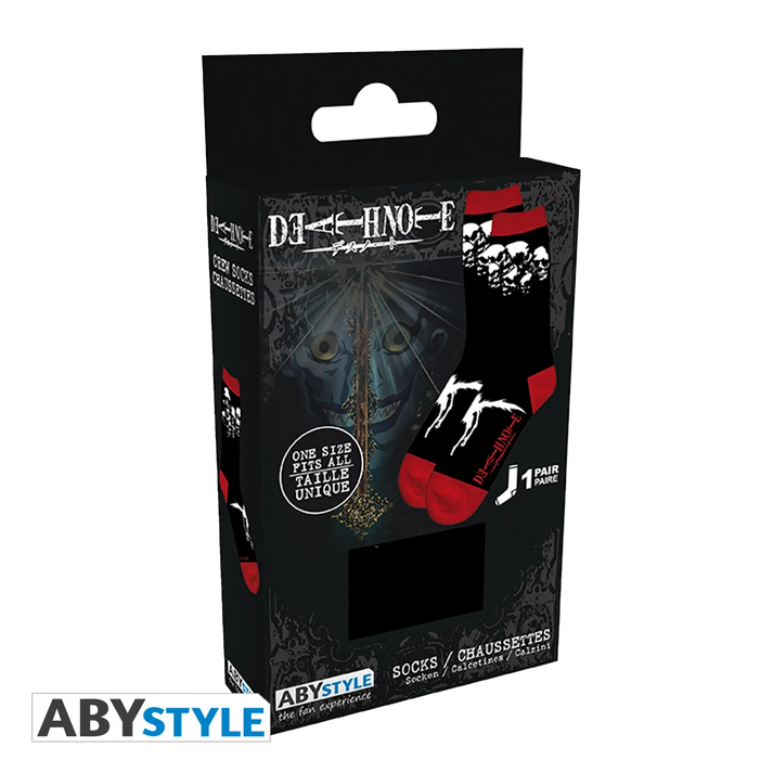 DEATH NOTE Socks Black Ryuk