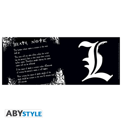 DEATH NOTE Mug 320ML L & Rules
