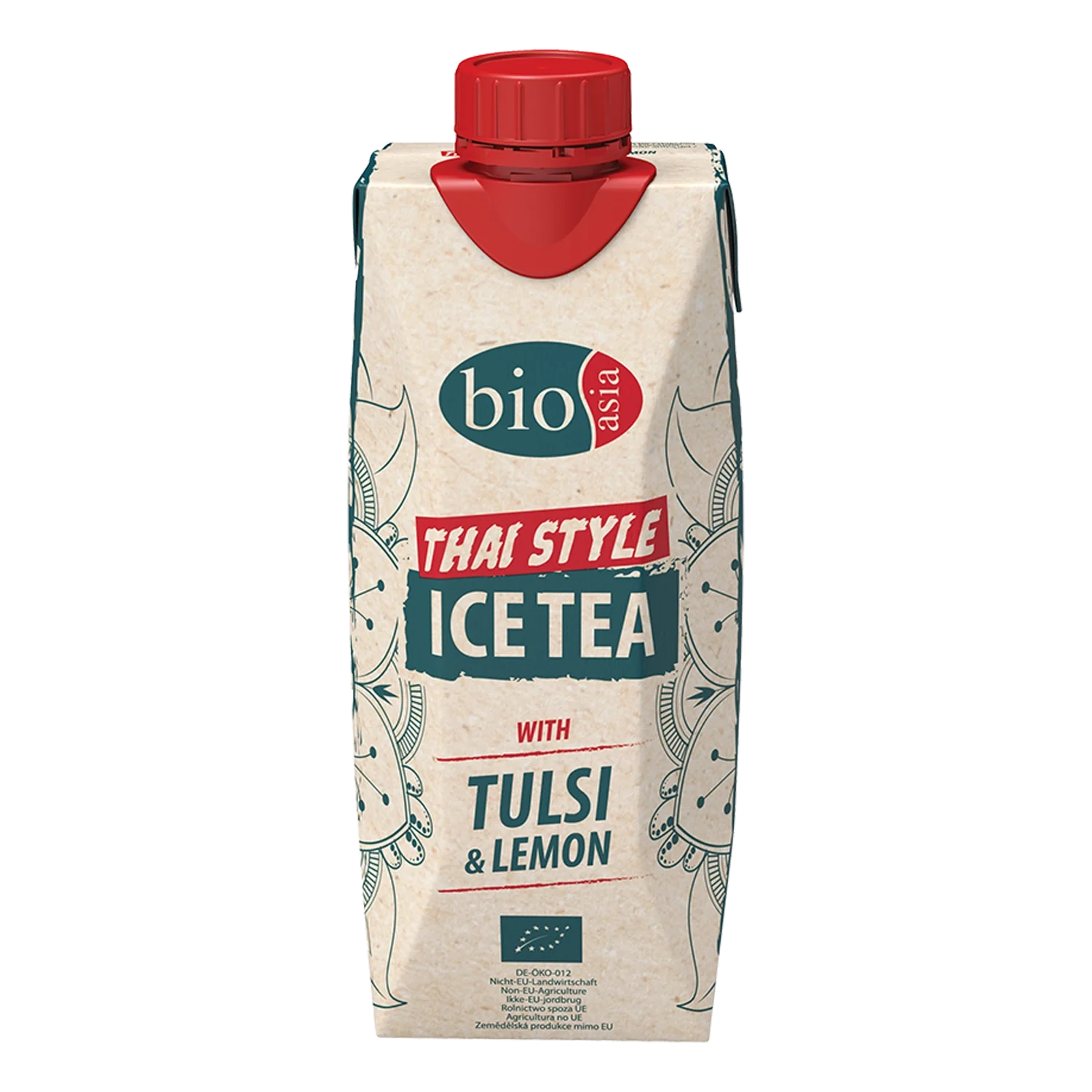 BIOASIA Bio Eistee mit Tulsi und Zitrone 500ML