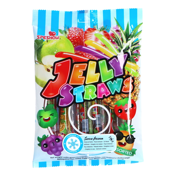 Speshow Assorted Jelly Straw in Bag 300g