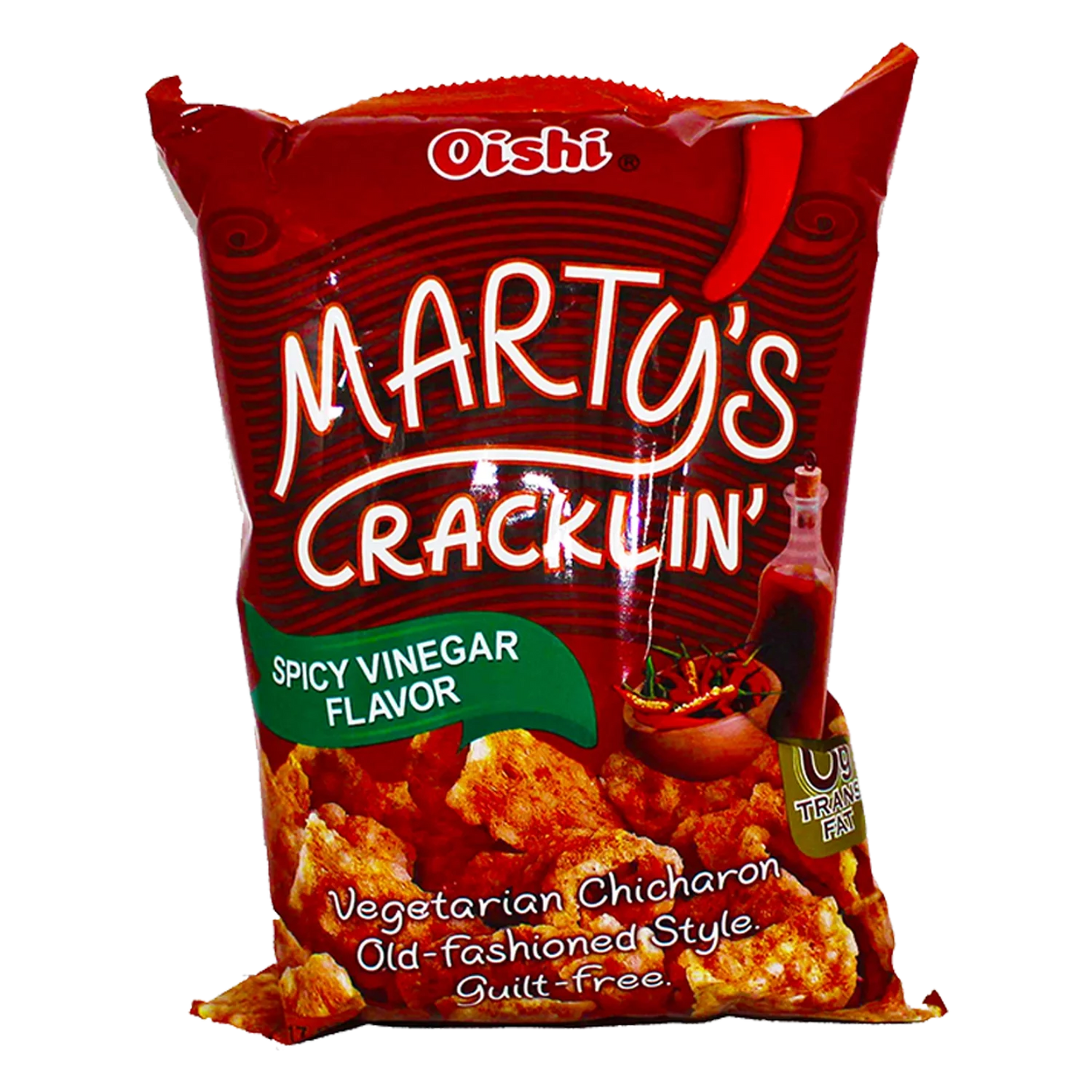 OISHI MARTY'S Crackling SpicyVinegar Chicaron 90G