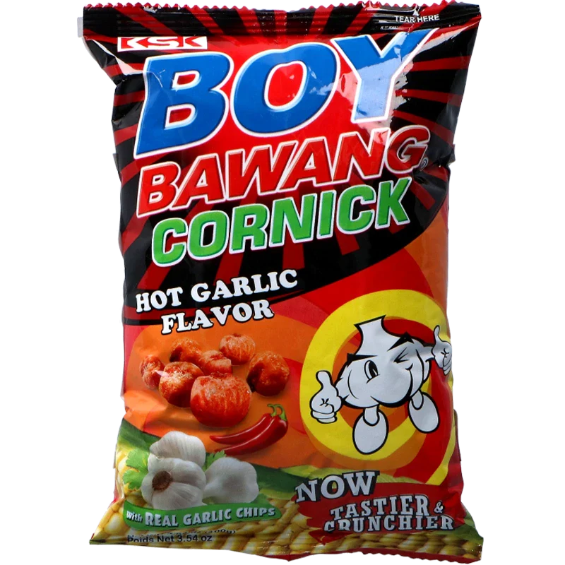 BOY BAWANG Maissnack Hot Garlic 100G