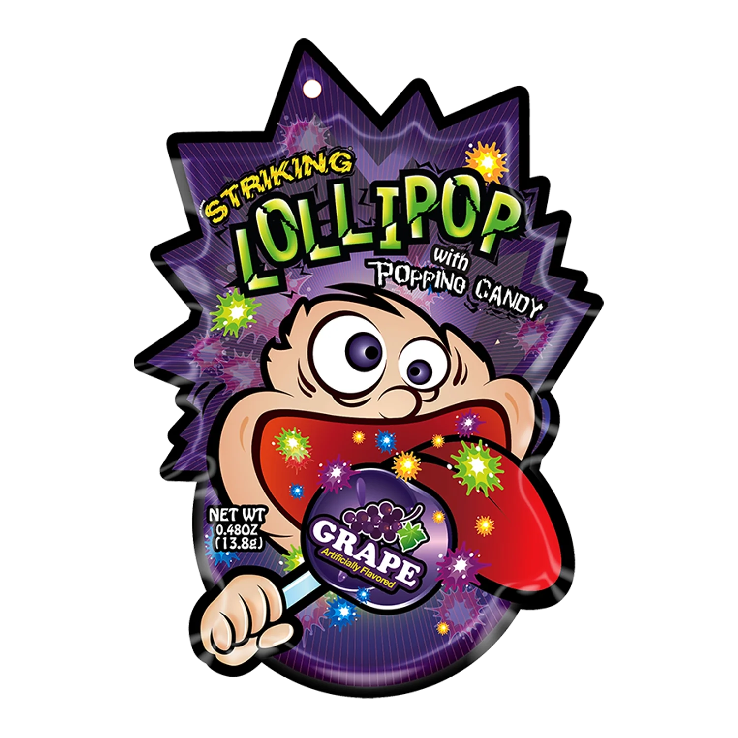 STRIKING Lollipop Popping Candy Grape 13,8G