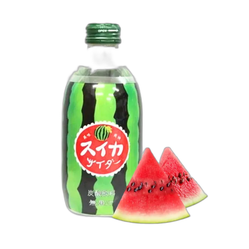 TOMOMASU Watermelon Soda – Japanische Wassermelonen-Limonade 300ML