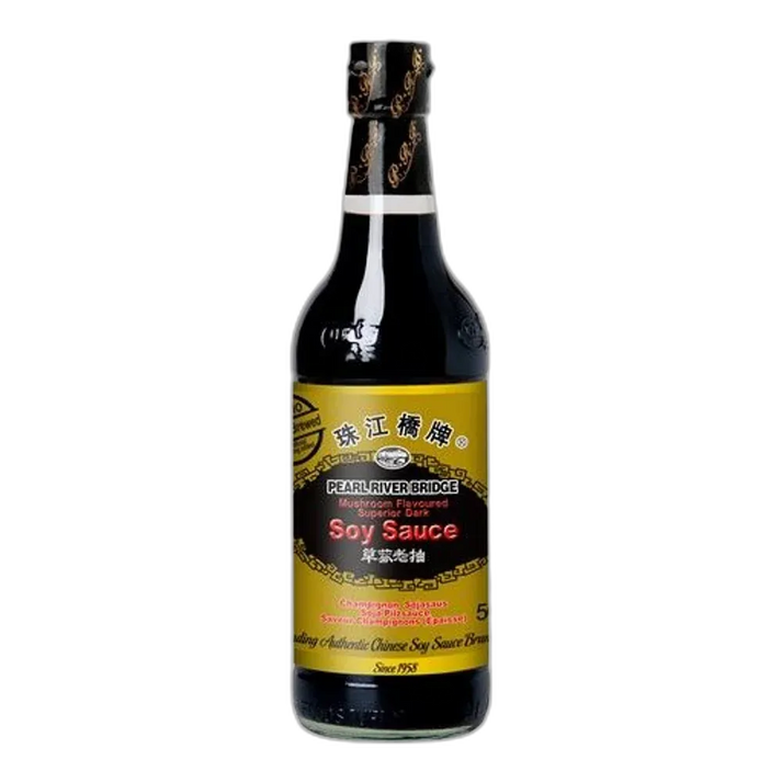 PRB Mushroom Sojasauce 500ML – Dunkle Sojasauce mit Pilzaroma