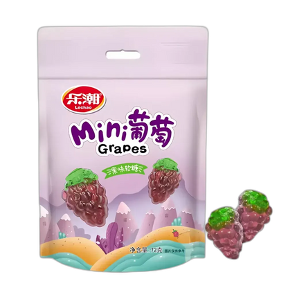 LE CHAO Soft Candy Grape 72G – Fruchtige Gummibonbons aus China