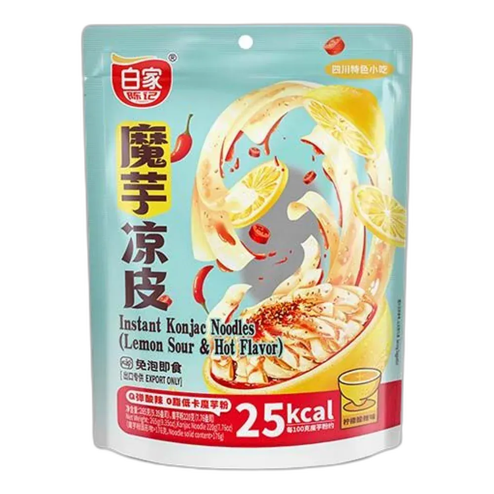 BAIJIA Konjak Instantnudeln Zitrone – Vegan & Low-Carb 265g