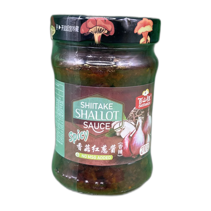 BAISHANZU Shiitake Spicy Shallot Sauce 210G