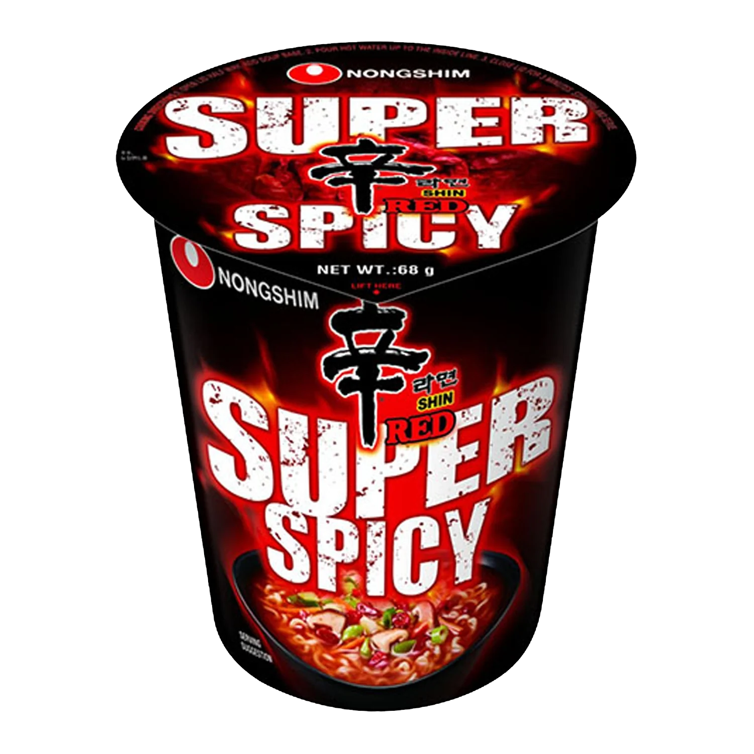 NONGSHIM Instant Nudeln Super Spicy Cup 68G