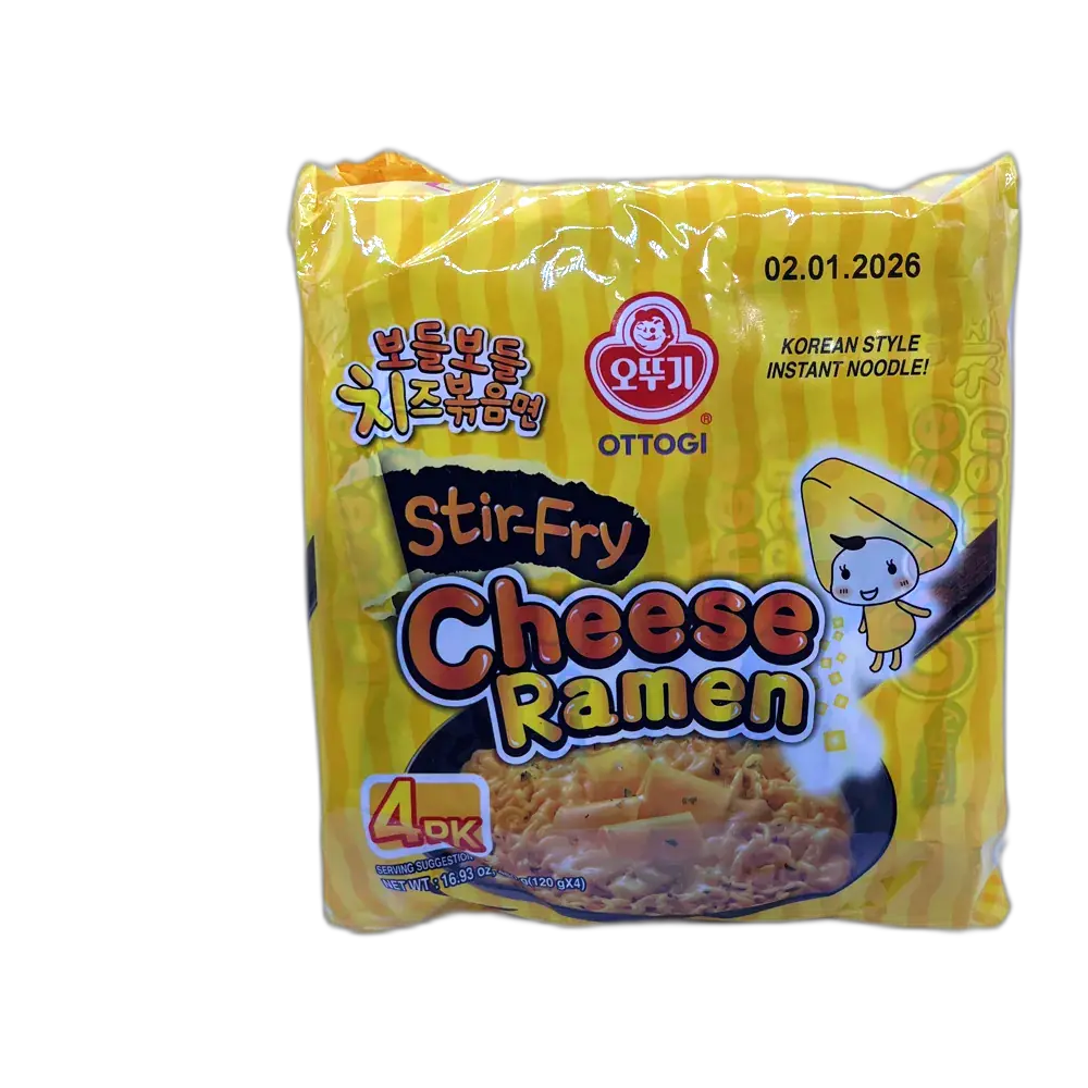 OTTOGI Cheese Ramen Stir- Fry Multipack 4x120G