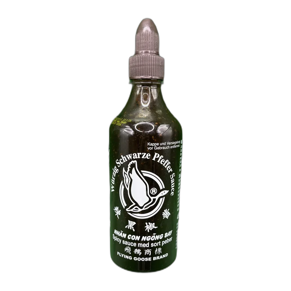 FLYING GOOSE Spicy Black Pepper Sauce Fl 455ML