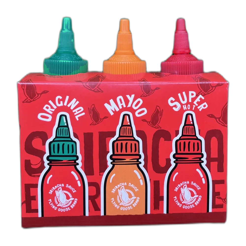 FLYING GOOSE Sriracha set of 3 3x100ml