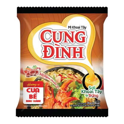 CUNG DINH Instant Nudeln Crab & Laksa 79G