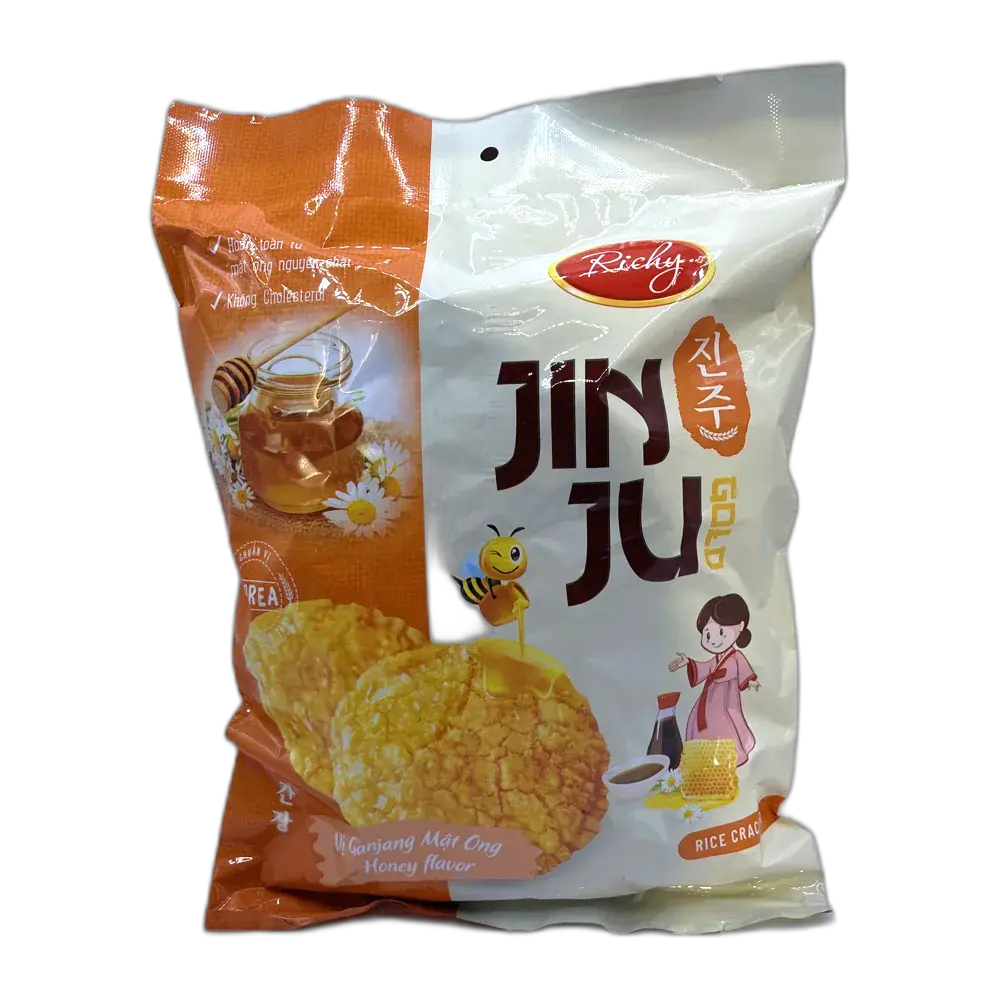 RICHY JINJU Gold-Honey Reiscracker 100G