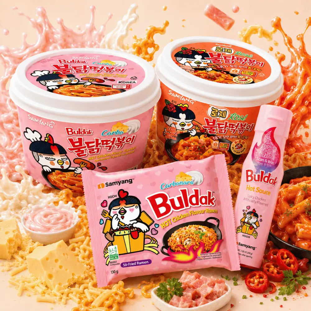 SAMYANG Buldak Seoul Street Food Box Tteokbokki Ramen & Sauce